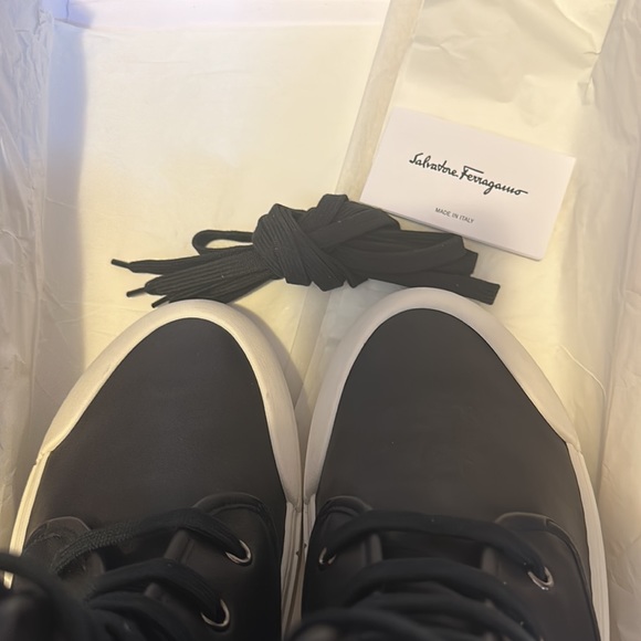 Salvatore Ferragamo Nero calf men boots - Picture 7 of 11